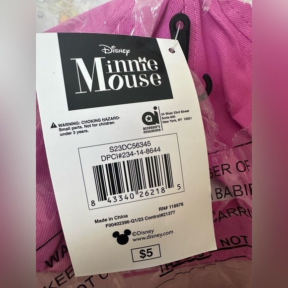 Disney Minnie Mouse Girls' Baseball Hat - NWT - Picture 5 of 5